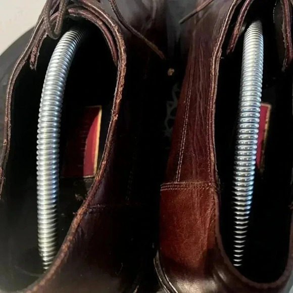 Cole Haan Derby Dress Shoes Mens Size 11 Brown Lace Up Leather Square Apron Toe - Picture 8 of 8